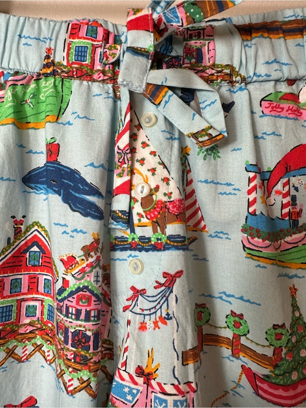 NWT Printfresh Sugar Plum Ferry Pajama Set XS Organic Cotton Christmas Holiday - Picture 9 of 14